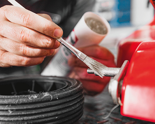 Reparatur in der Wolfschmidt Werkstatt