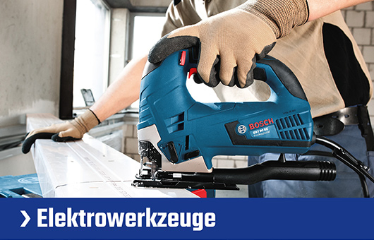 Arbeiten mit einer Bosch Stichsäge
